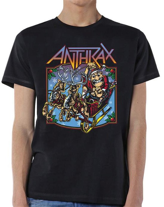 Cover for Anthrax · Anthrax Unisex T-Shirt: Christmas is Coming (T-shirt) [size S] [Black - Unisex edition]