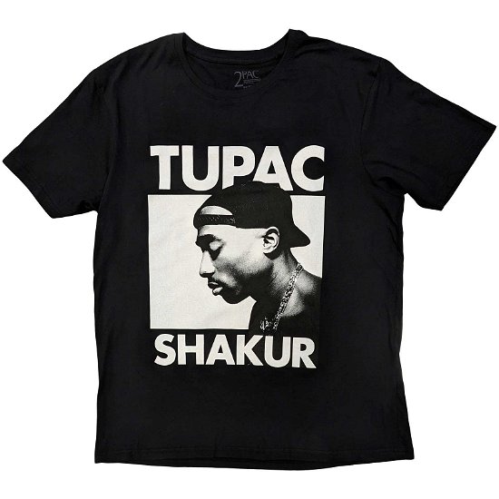 Tupac Unisex T-Shirt: Eyes Closed - Tupac - Marchandise -  - 5056561090214 - 