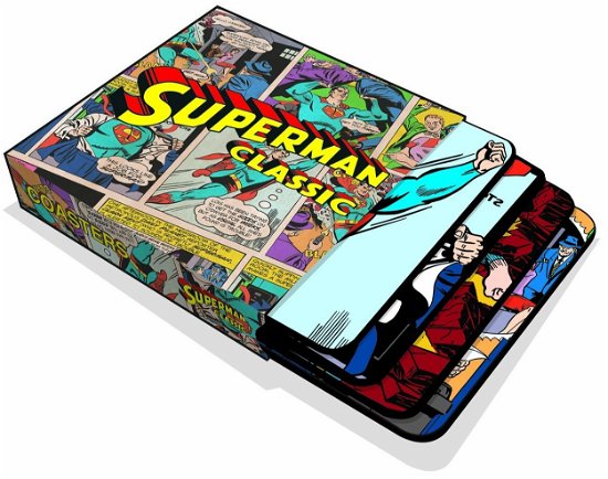 Superman Coasters Four Pack - Superman - Merchandise - HALF MOON BAY - 5060021928214 - 