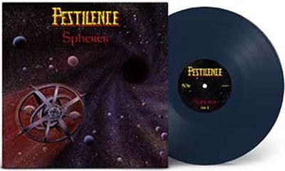 Cover for Pestilence · Spheres (Navy Blue Vinyl) (LP) [Coloured edition] (2023)