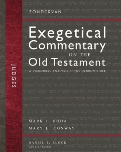 Cover for Mark J. Boda · Judges: A Discourse Analysis of the Hebrew Bible - Zondervan Exegetical Commentary on the Old Testament (Inbunden Bok) (2023)