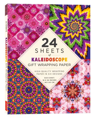 Cover for 24 Sheets of Kaleidoscope Gift Wr · Kaleidoscope Gift Wrapping Paper - 24 sheets: 18 x 24&quot; (45 x 61 cm) Wrapping Paper (Paperback Book) (2021)