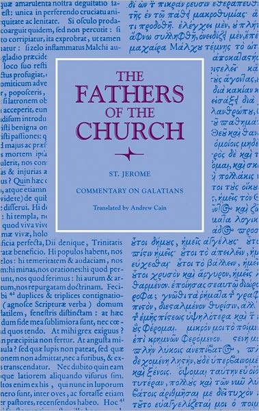 Cover for Jerome · Commentary on Galatians: Vol. 121 - Fathers of the Church Series (Gebundenes Buch) (2011)