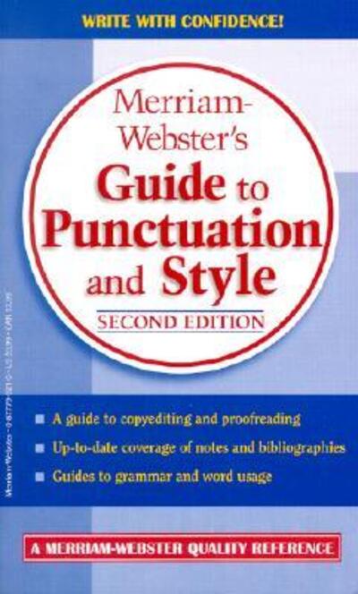 Cover for Merriam-webster · Guide to Punctuation and Style (Paperback Book) [2 Revised edition] (2001)