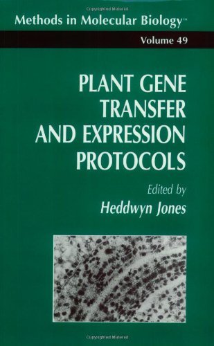 Cover for Heddwyn Jones · Plant Gene Transfer and Expression Protocols - Methods in Molecular Biology (Spiralbog) [1996 edition] (1995)