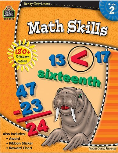 Cover for Teacher Created Resources Staff · Ready-set-learn: Math Skills Grade 2 (Paperback Bog) [Workbook edition] (2009)