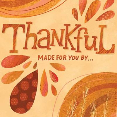 Cover for Gibbs Smith · Thankful: Made for You by… (Hardcover Book) (2021)