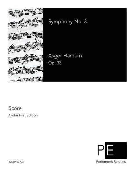 Cover for Asger Hamerik · Symphony No. 3 (Pocketbok) (2014)