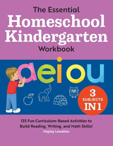 Cover for Hayley Lewallen · The Essential Homeschool Kindergarten Workbook (Pocketbok) (2022)