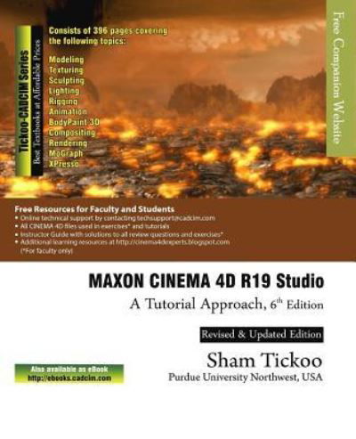 Cover for Prof Sham Tickoo Purdue Univ · MAXON CINEMA 4D R19 Studio (Paperback Bog) (2018)