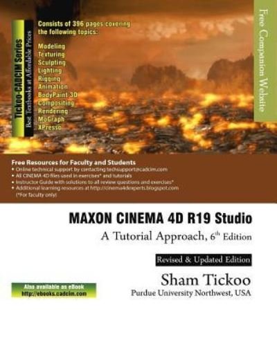 Cover for Prof Sham Tickoo Purdue Univ · MAXON CINEMA 4D R19 Studio (Paperback Book) (2018)