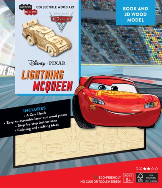Cover for Insight Editions · IncrediBuilds: Disney Pixar Cars 3: Lightning McQueen 3D Wood Model and Book - IncrediBuilds (Bog) [Proprietary edition] (2019)