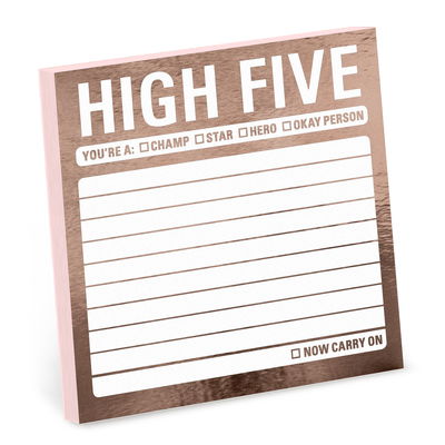 Cover for Knock Knock · Knock Knock High Five Metallic Sticky Notes (Print) (2019)