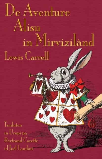 Cover for Lewis Carroll · De Aventure Alisu in Mirvizilnd (Paperback Book) (2018)