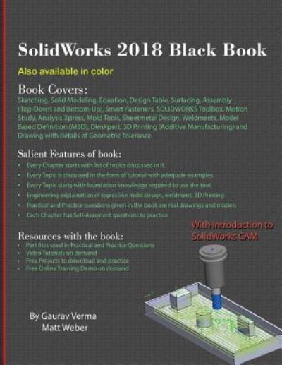 Cover for Gaurav Verma · SolidWorks 2018 Black Book (Paperback Book) (2017)