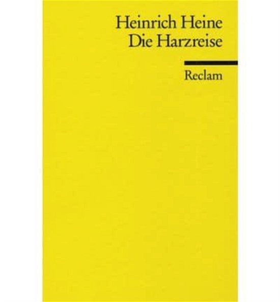 Cover for H. Heine · Die Harzreise (Book)