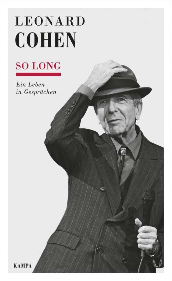 Cover for Leonard Cohen · So long (Inbunden Bok) (2020)