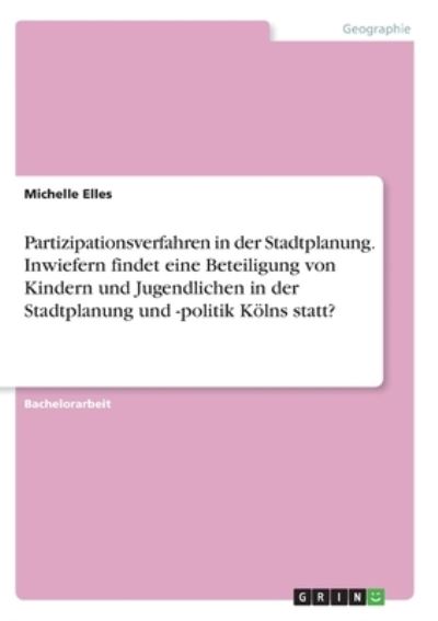 Cover for Elles · Partizipationsverfahren in der St (N/A)