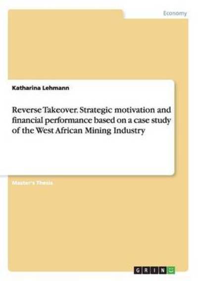 Cover for Lehmann · Reverse Takeover. Strategic mot (Book) (2016)