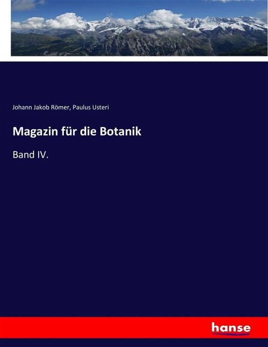 Cover for Römer · Magazin für die Botanik (Book) (2017)