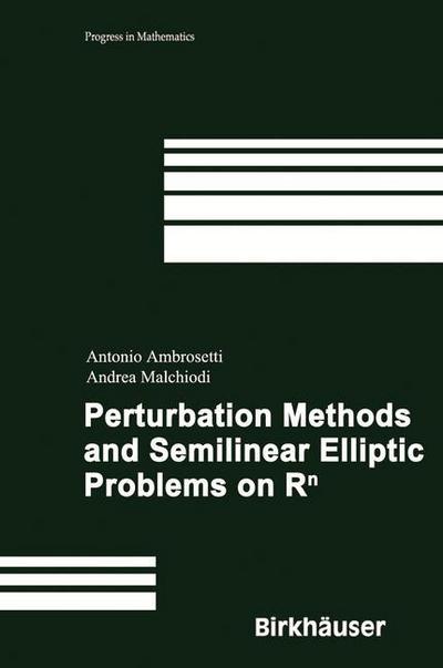 Cover for Antonio Ambrosetti · Perturbation Methods and Semilinear Elliptic Problems on R^n - Progress in Mathematics (Hardcover Book) [2006 edition] (2005)