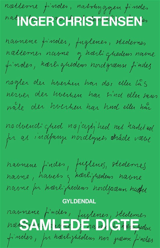 Cover for Inger Christensen · Samlede digte (Bound Book) [2nd edition] (2022)