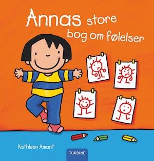 Cover for Kathleen Amant · Annas store bog om følelser (Hardcover Book) [1er édition] (2021)