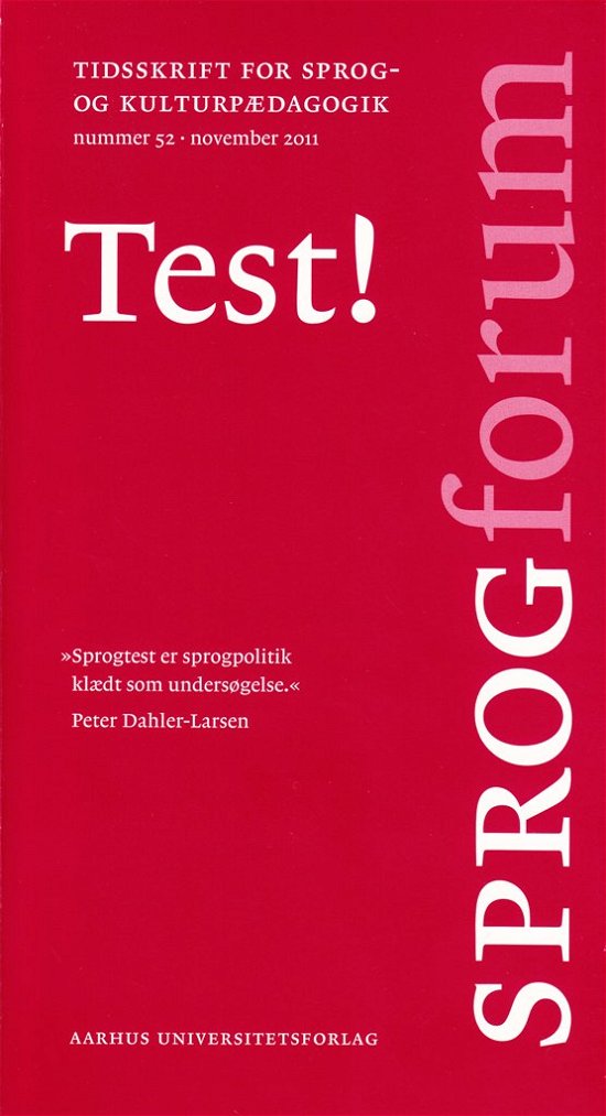 Test! -  - Bøger - Aarhus Universitetsforlag - 9788771240214 - 9. januar 2012