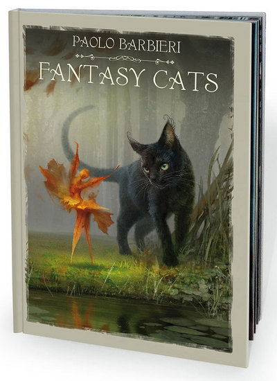 Cover for Barbieri, Paolo (Paolo Barbieri) · Fantasy Cats (Hardcover Book) (2018)