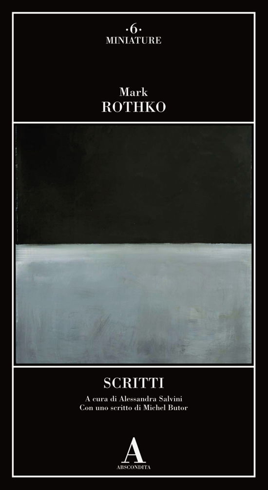 Cover for Mark Rothko · Scritti (Bok)