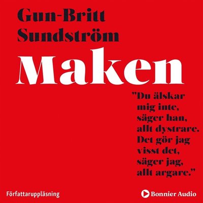 Cover for Gun-Britt Sundström · Maken (Audiobook (MP3)) (2018)