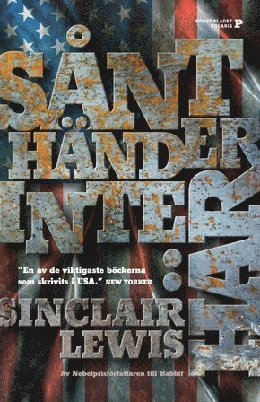 Cover for Sinclair Lewis · Sånt händer inte här (Book) (2017)