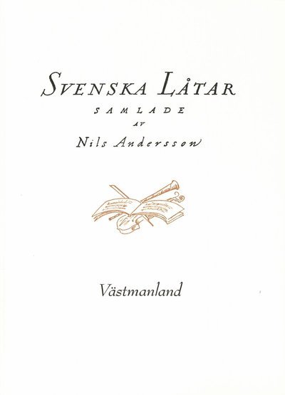 Cover for Nils Andersson · Svenska låtar Västmanland (Bog) (2019)