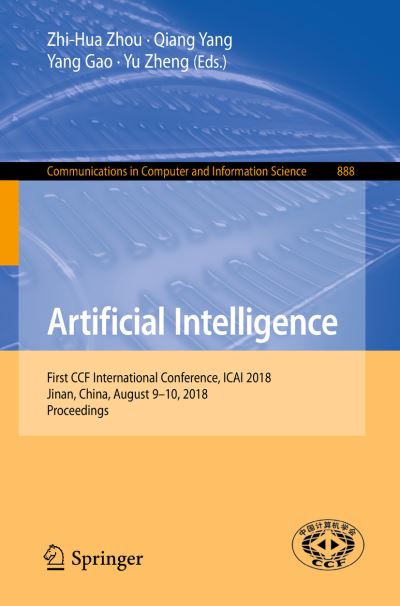 Cover for Artificial Intelligence (Book) [1st ed. 2018 edition] (2018)