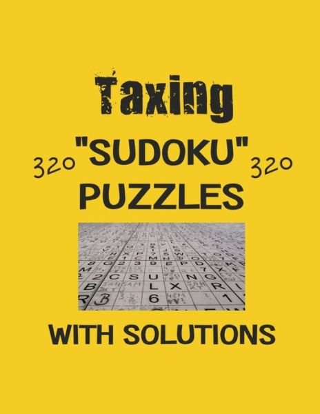Cover for Depace' · Taxing 320 Sudoku Puzzles with solutions (Pocketbok) (2021)