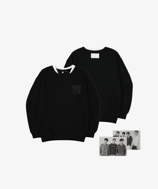 BTS · Monochrome - Black Crewneck Shirt (Sweatshirt) [size L] [Very Limited Exclusive edition] [Size Large] (2024)