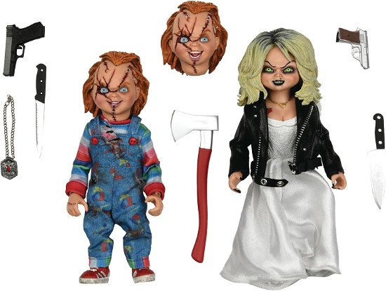 Bride of Chucky Tiffany & Chucky 8in Clothed af 2p - Neca - Merchandise -  - 0634482421215 - May 25, 2022