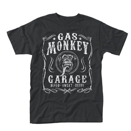 Cover for Gas Monkey Garage · Flourish (T-shirt) [size L] [Black edition] (2016)