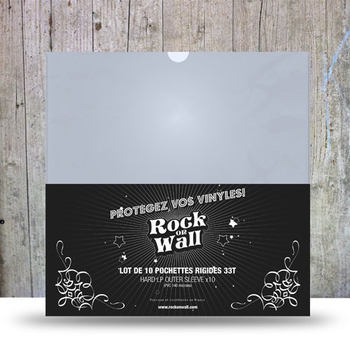 Cover for Music Protection · Music Protection - 10 X Pvc 12 Inch Outer Sleeve Standard - 140 Micron - Rock On Wall (AV-ACC) (TILBEHØR)