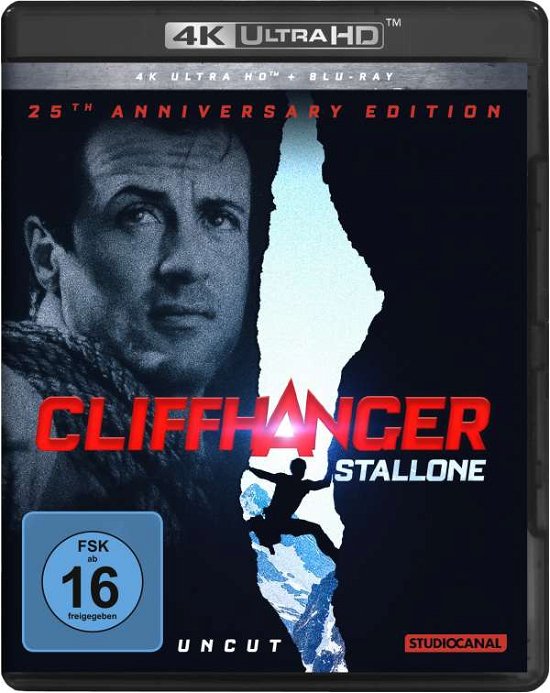 Cliffhanger-25th Anniversary Edition - Stallone,sylvester / lithgow,john - Filmes - STUDIO CANAL - 4006680093215 - 4 de abril de 2019