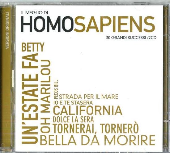 Cover for Homo Sapiens · Il Meglio Di Homo Sapiens (CD) (2018)