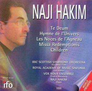 Cover for Naji Hakim · Selected Works:Te Deum... (CD) (2007)