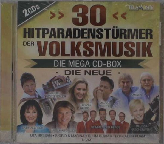 Cover for 30 Hitparadenstürmer Der Volksmusik (Die Mega Cd-b (CD) (2019)