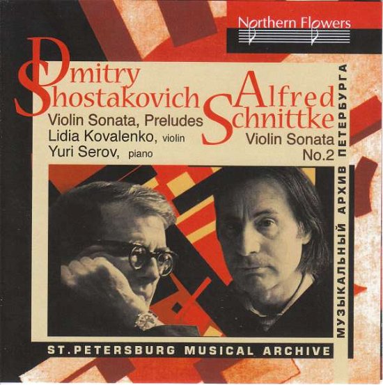 Cover for Lidia Kovalenko / Yuri Serov · Sonaten Für Violine &amp; Klavier (CD) (2017)