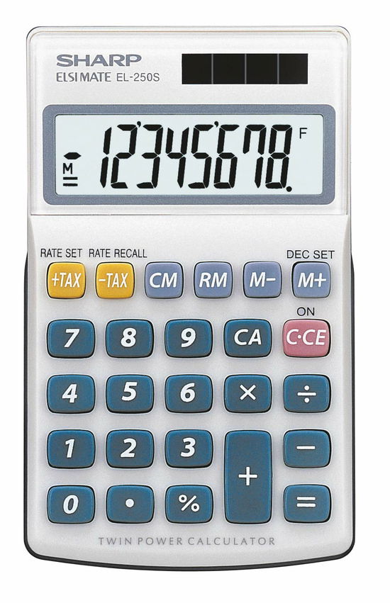 Sharp Calculator El-250s (Merchandise) - Sharp - Gadżety -  - 4974019022215 - 31 stycznia 2018