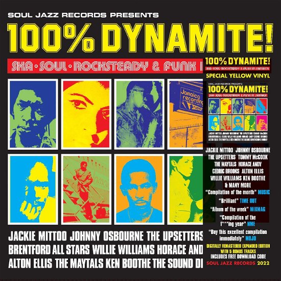 Cover for 100% Dynamite / Various (LP) (2022)