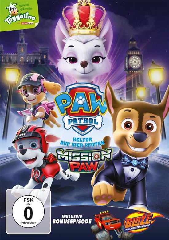 Cover for Keine Informationen · Paw Patrol-mission Paw (DVD) (2018)