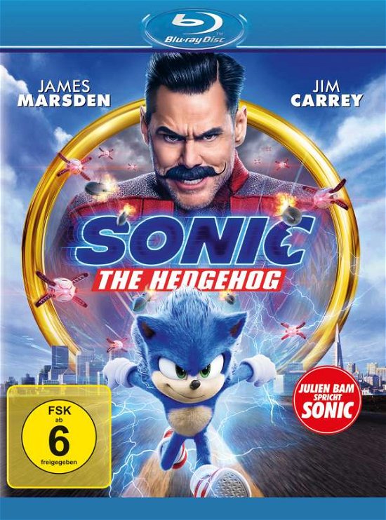 Cover for Ben Schwartz,jim Carrey,james Marsden · Sonic the Hedgehog (Blu-ray) (2020)