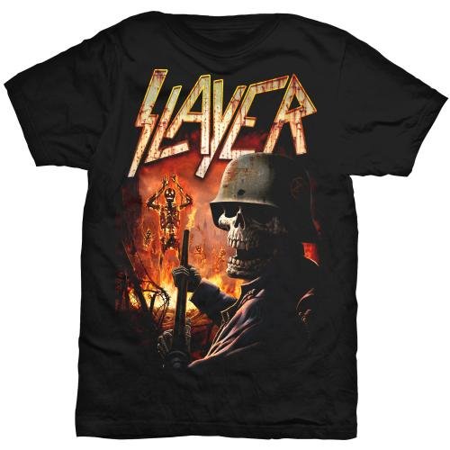 Slayer Unisex T-Shirt: Torch - Slayer - Fanituote - Global - Apparel - 5055295391215 - perjantai 17. tammikuuta 2020