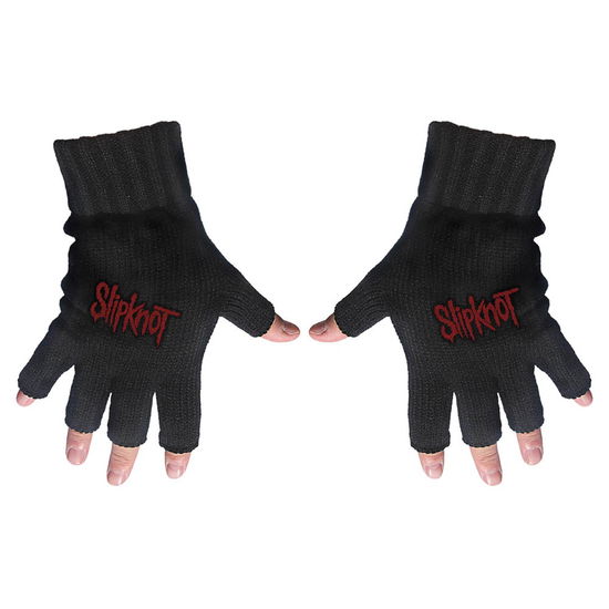 Slipknot Unisex Fingerless Gloves: Logo - Slipknot - Merchandise - Razamataz - 5056170620215 - 